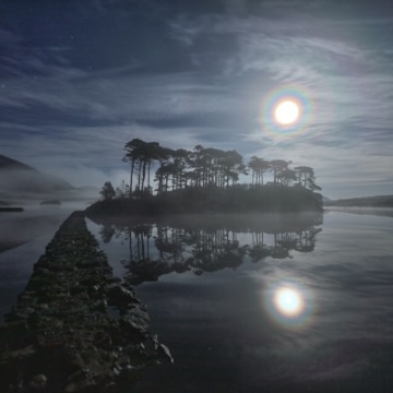 Aurora Borealis, Derryclare Lough, Connemara, Co Galway_master