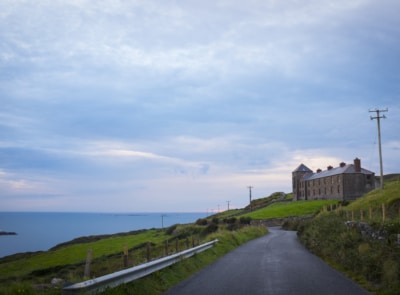 The old coastguard station on the Sky Road, Clifden, Connemara, Galway, Ireland